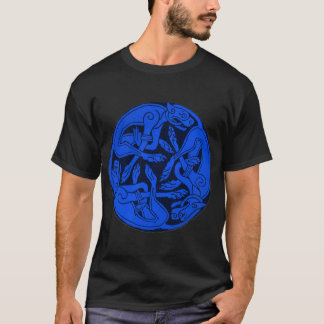 Drie honden getwind t-shirt