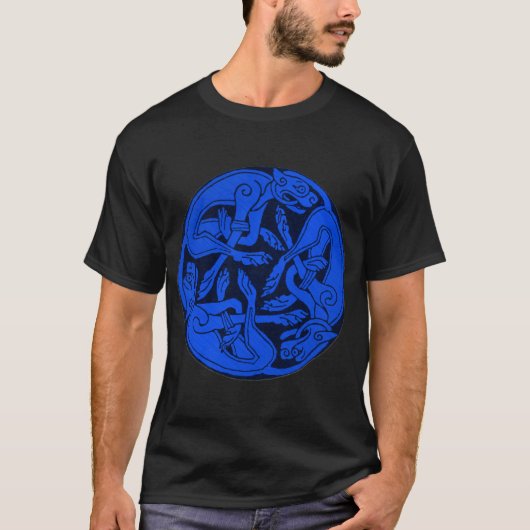 Drie honden getwind t-shirt (Voorkant)