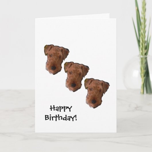 Drie honden nacht verjaardagskaart kaart (Voorkant)