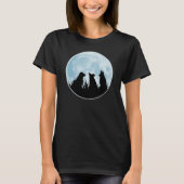 Drie honden 's nachts t-shirt (Voorkant)