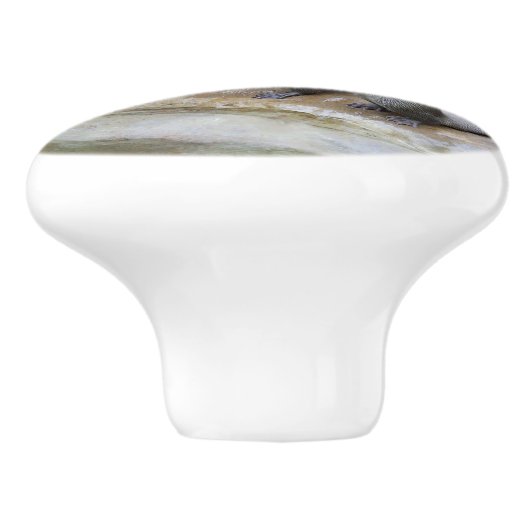 Drie Hongaarse otters, Keramische Knop (Zijkant)