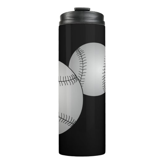 Drie honkballen thermosbeker (Voorkant)