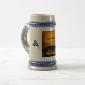 Drie hoorn Fenris en Tyr stien Bierpul (Voorkant links)