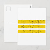 Drie horizontale strepen | Yin-Yang-symbool Briefkaart (Voorkant / Achterkant)