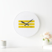 Drie horizontale strepen | Yin-Yang-symbool Grote Klok (Huis)