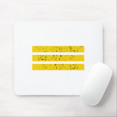 Drie horizontale strepen | Yin-Yang-symbool Muismat (Met muis)