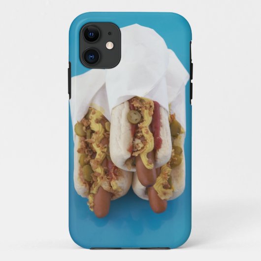 Drie hotdogs in bundels Case-Mate iPhone case (Achterkant)