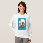 Drie hotdogs in bundels t-shirt (Voorkant volledig)