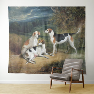 Drie Hounds Art Museum Mural   Muur Wandkleed