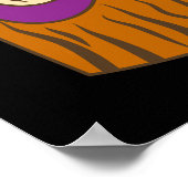 Drie houten Tiki beelden, grappig zwart Poster (Hoek)