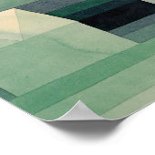 Drie huizen: Paul Klee 1922 Poster (Hoek)