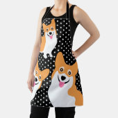 Drie Hungry Corgis Funny Schort (Insitu)