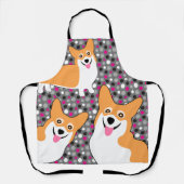Drie Hungry Corgis Funny Schort (Voorkant)
