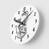 Drie Hydra Design Clock Ronde Klok (Hoek)