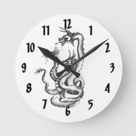 Drie Hydra Design Clock Ronde Klok