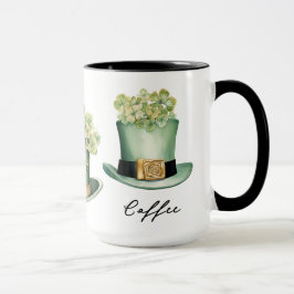 Drie Ierse St Patrick's Day Leprechaun Petten Mok