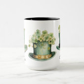 Drie Ierse St Patrick's Day Leprechaun Petten Mok (Midden)