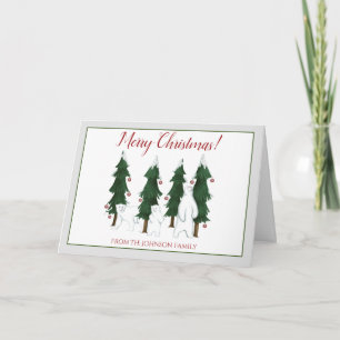 Drie ijsberen vrolijk kerstfeest kerstkaart kaart