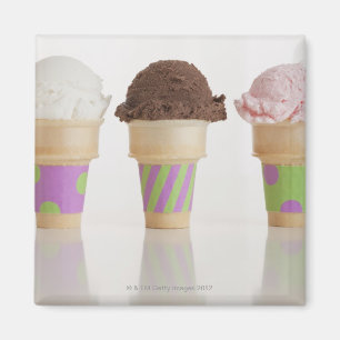 Drie ijskegels magneet