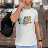 Drie illustraties t-shirt