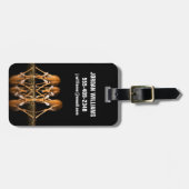 Drie impala's drink 's nachts samen bagagelabel (Voorkant horizontaal)