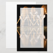 Drie impala's drink 's nachts samen briefpapier (Voorkant / Achterkant)