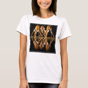 Drie impala's drink 's nachts samen t-shirt