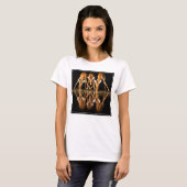 Drie impala's drink 's nachts samen t-shirt (Voorkant volledig)