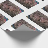 "Drie in een rij" Cadeaupapier (Hoek)