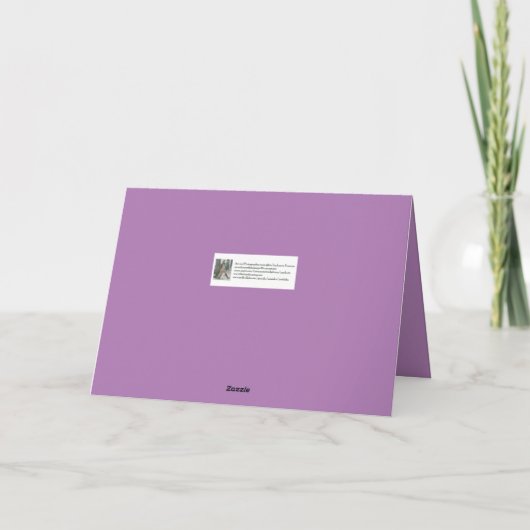 Drie in een rij kaart (Achterkant)