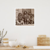 Drie Indische Braves, gefotografeerd door de Royal Poster (Keuken)