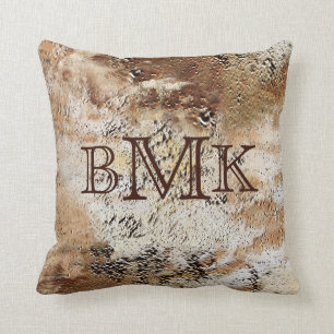 Drie INITIALEN of MONOGRAM Man Cave Pillow Kussen