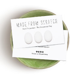 Drie Instructeurs voor het koken van kippeneieren Visitekaartje