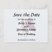 Drie Irissen in Schakeringen van Magenta Aankondigingskaart (Voorkant)