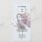 Drie Irissen in Schakeringen van Magenta Programmakaart (Voorkant / Achterkant)