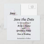 Drie irissen in tinten magenta aankondigingskaart (Voorkant / Achterkant)