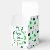 Drie is een charme St Patrick's Day 3e verjaardag Bedankdoosjes (Geopend)