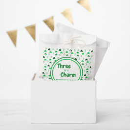 Drie is een charme St Patrick's Day 3e verjaardag Bedankzakje