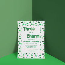 Drie is een charme St Patrick's Day 3e verjaardag