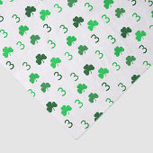 Drie is een charme St Patrick's Day 3e verjaardag Tissuepapier (Detail)