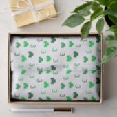 Drie is een charme St Patrick's Day 3e verjaardag Tissuepapier (Geschenk)