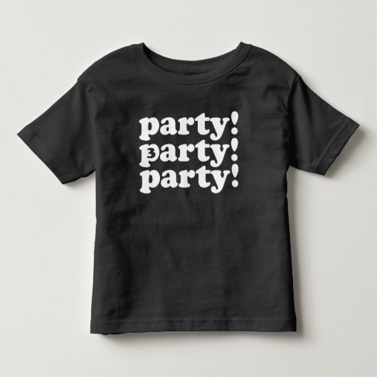 drie is een feestelijke t-shirt (Voorkant)