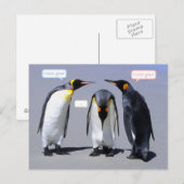 Drie is een menigte briefkaart (Voorkant / Achterkant)
