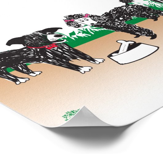 Drie is geen kroeg. poster (Hoek)