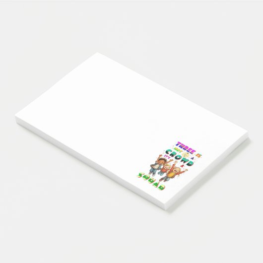 Drie Is Geen Menigte Het Is Een Squad Post-it® Notes (Schuin)