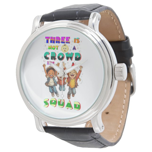 Drie Is Geen Menigte Het Is Een Troep Horloge (Gekanteld)