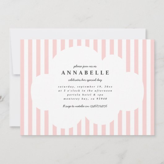 Drie is het magische derde verjaardagsfeest aankondiging (Achterkant)