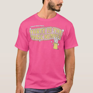 Drie Is Het Magische Nummer Vintage T-shirt