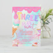 drie is zo ' n mooie uitnodiging (Staand voorkant)