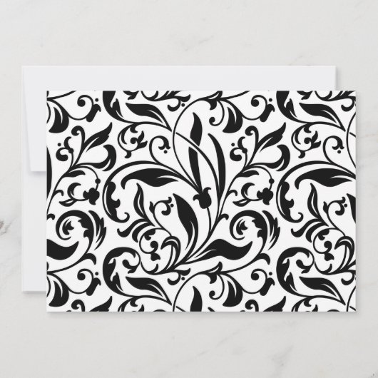 drie jaar mooie zwarte en witte foto's feestdagenkaart (Achterkant)